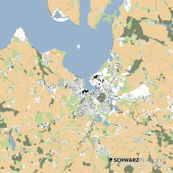 Lageplan von Wismar