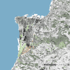 Lageplan von Beirut