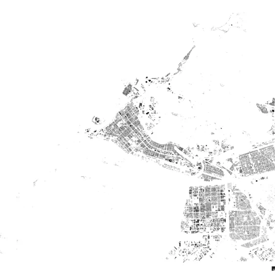 Schwarzplan von Abu Dhabi, Vereinigte Arabische Emirate