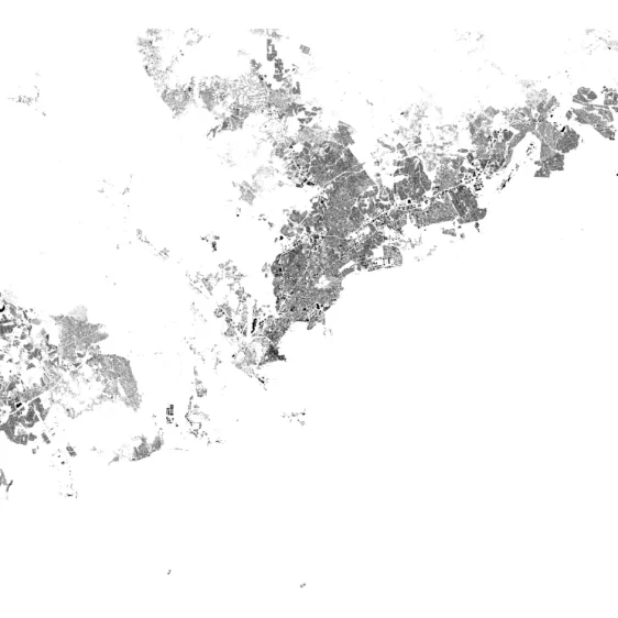 Schwarzplan von Panama Stadt, Panama