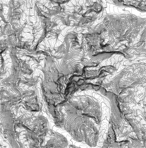 Peak Maps — Contour Lines of the 49 Highest Peaks