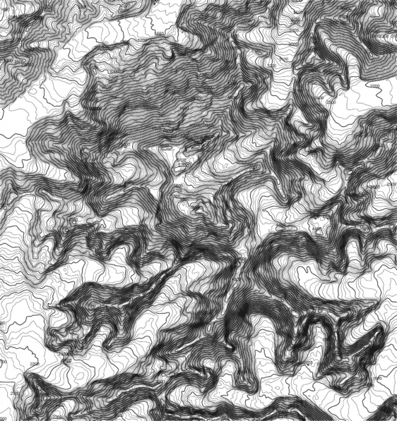 Peak Maps — Contour Lines of the 49 Highest Peaks