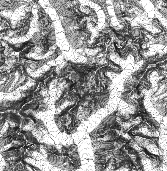 Peak Maps — Contour Lines of the 49 Highest Peaks